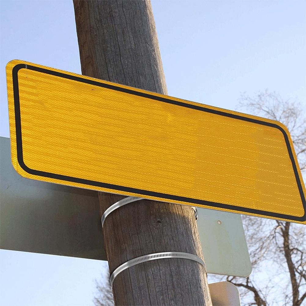 Verstellbare Größe für Pfosten Verstellbarer Schildhalter Schild Befestigungskit