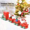 Cute Christmas   Rail Car Compartment Toy Christmas Decoration Ornament Children Gift Red