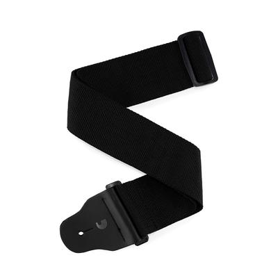 Kytarový popruh Polstrovaný komfortní popruh Široký 74T000 Černý D'Addario 3" (Cca. 74 mm) []