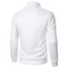 Men'S Long Sleeved Zipper Collar Shirt, Fashionable And Casual Lapel Top