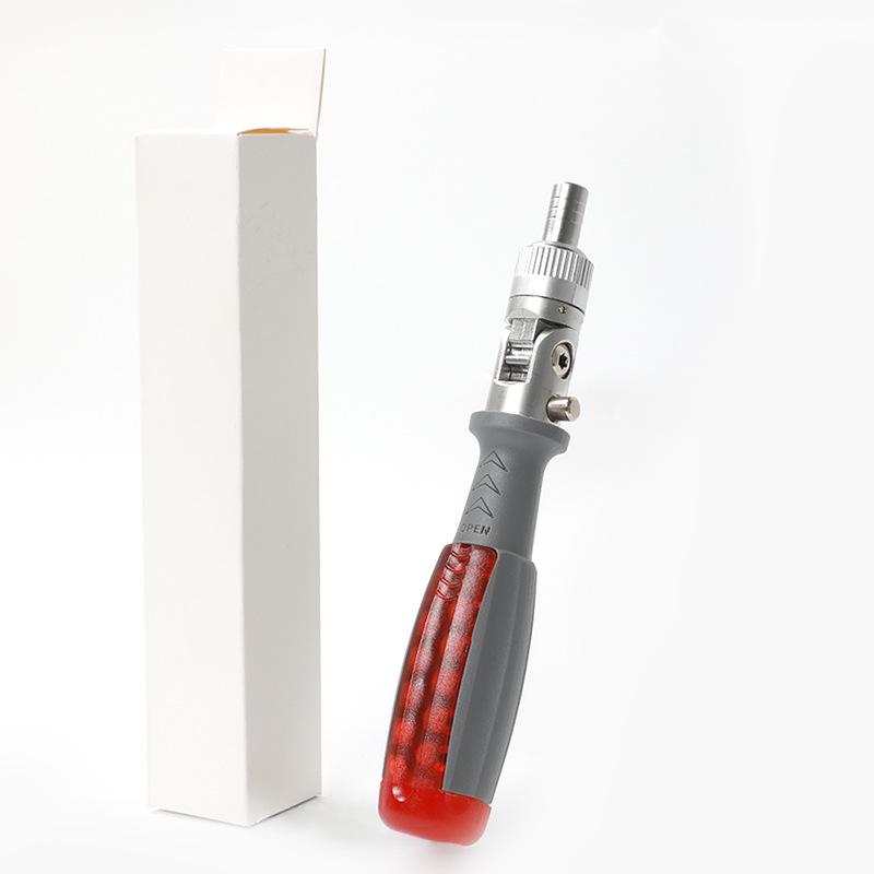 

Универсальный набор отверток с многоугольным храповым механизмом, с крестовыми, шлицевыми и шестигранными битами.