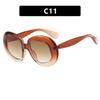  Vintage Round Spectacle Frame Women Luxury Oval Anti Blue Light Glasses Frame Retro Fashion Men Sunglasses