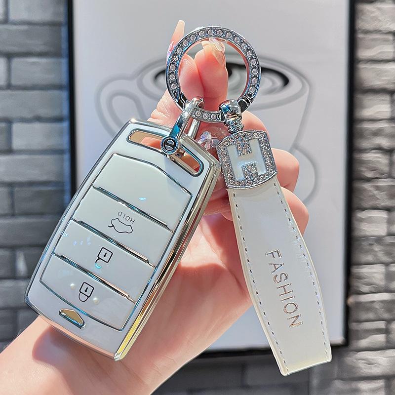 Tpu Car Remote Key Case Cover Protect Shell Fob For Hyundai  Genesis G70 G80 Eq900 G90 3 4 Bottons Accessories