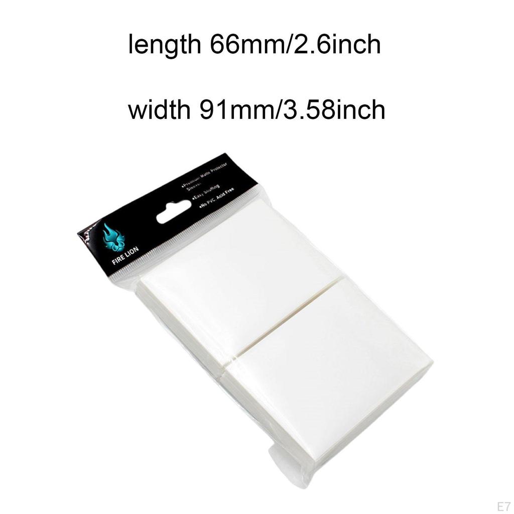 100 Pack Card Sleeves, Frosted, Versatile Gifts, High Performance, Lightweight, for Collector