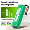 NEW 14.4V 6800mah R2416-4S2P-HPLS Battery For Dreame D10s Plus/L30 Ultra/L40s Pro Ultra Robot Vacuum Cleaner Accessories Battery