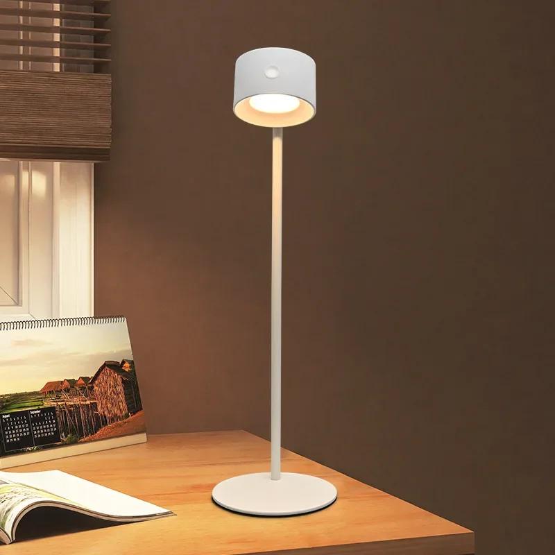 Magnetic Touchable LED USB Rechargeable Table Lamp 360 Rotate Cordless Remote Control Desk Lights Home Bedroom Wall Night Lamps