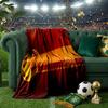 Spain Flag Map Art Throws Blanket Flannel Blankets Plush for Couch Bed Gifts for Men Women Travel Picnic Blanket Christmas Fan Gifts