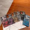 Electroplating Butterfly Applies To Samsung Samsung S25Ultra with Drill Point Drill S24 Glitter Gradual Change Mobile Phone Case A26