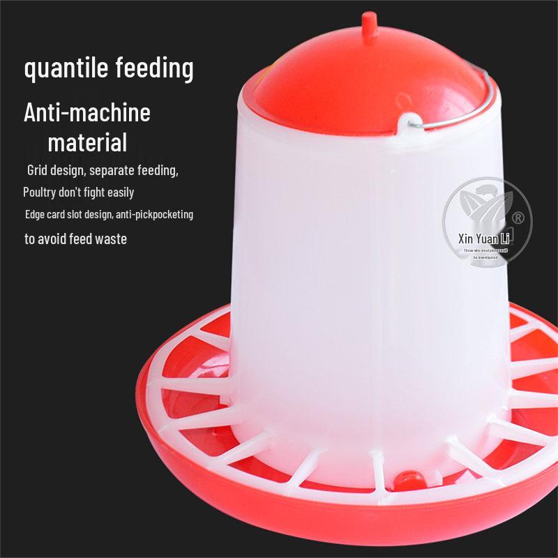 Automatic Chicken Feed and Water Trough for Poultry
