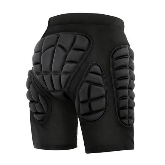 TOMSHOO Butt Pad Snowboard Hip Protector Shock Absorption Ski Protection Unisex Washable