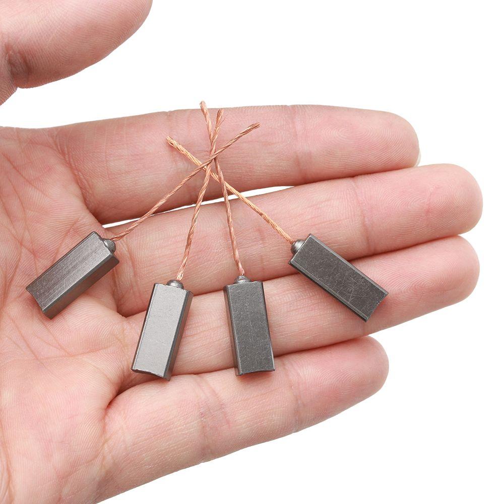 10/20pcs Hot sale Generic 4.5 x 6.5 x 20mm Leads Generator Carbon Brushes Wire Electric Motor Brush Replacement