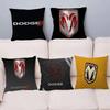 D-Dodges Auto Brand Pillowcase toon Gift Cushion Cover Bedroom Home Sofa Chair Seat Decor pillow case