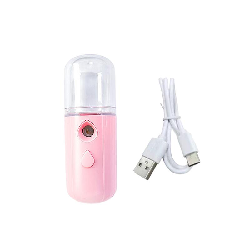 30Ml Mini Nano Mist Facial Sprayer Humidifier Usb Rechargeable Nebulizer Face Moisturizing Beauty Instruments Skin Care Tools
