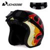 DOT Approved Vintage Motorcycle Helmet 3/4 Open Helmet Scooter Capacetes Motorcycle Equipment