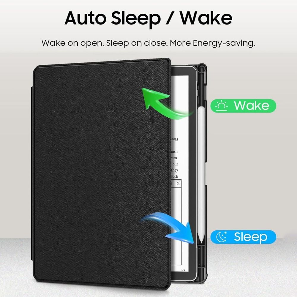 Auto Sleep/Wake Magnetic Case with Pen Slot Shockproof E-paper Reader Case for Kindle Scribe Colorsoft B/W 2025 11 Inch