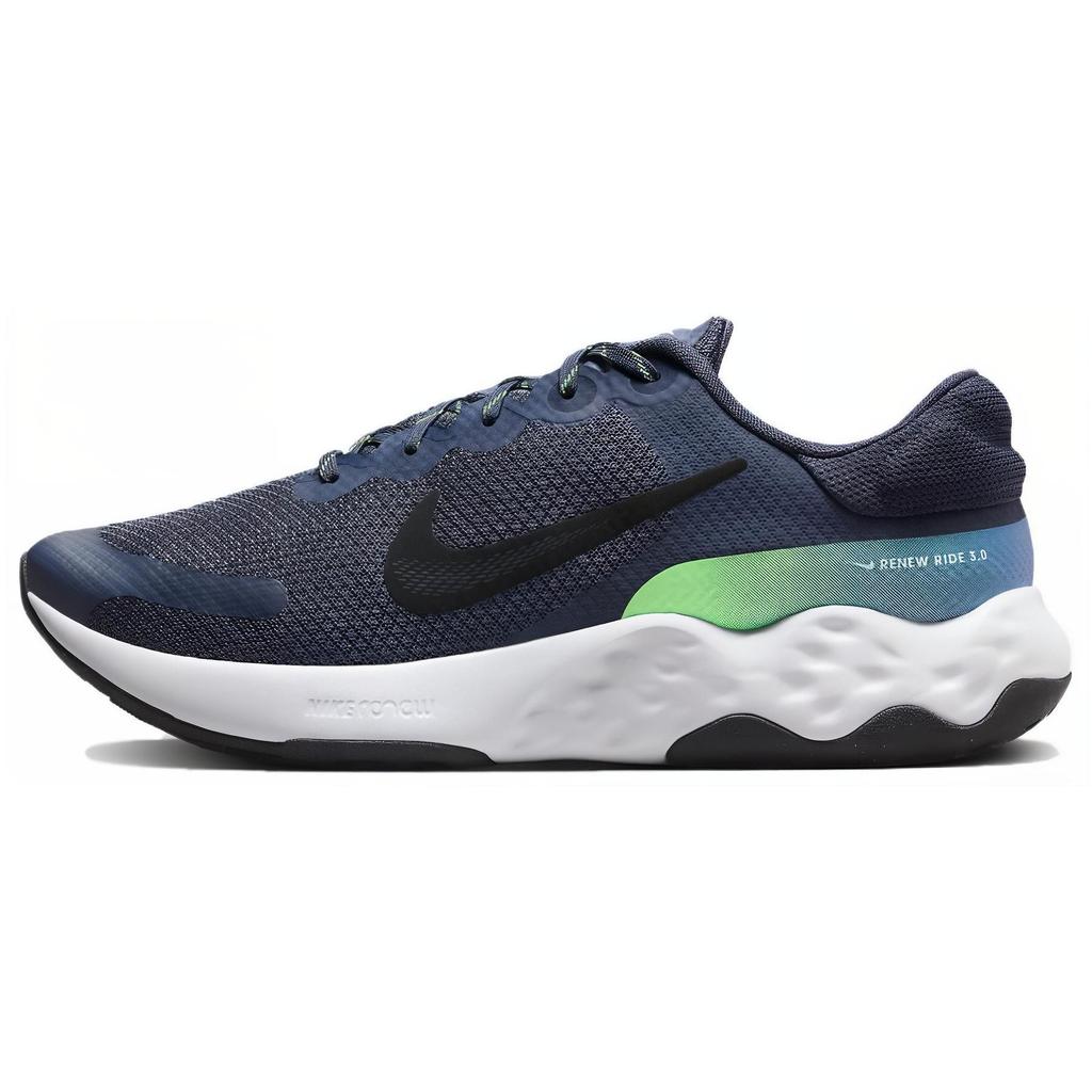 Nike Renew Ride 3 Comfortable Versatile Mesh Durable Breathable Low-Top Running Shoes Men sneaker Blue DC8185-403