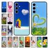 Für Samsung Galaxy S24 FE Hülle Weiches Schwarzes Silikon TPU Hülle für Galaxy S24 Plus S24+ S24FE 5G Handyhülle Capa S 24 FE Schale