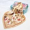 Women's Baotou Artificial Silk Satin Silk Scarf 90cm Printing Square Scarf Silk Scarf