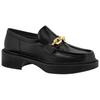 Louis Vuitton Academy Comfortable Round Toe Loafers Women's Black 1AB1CM