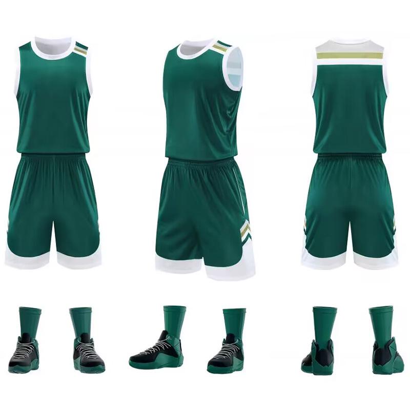 New Style Basketball Team Uniform Set: Customized Training Jerseys for Men and Women