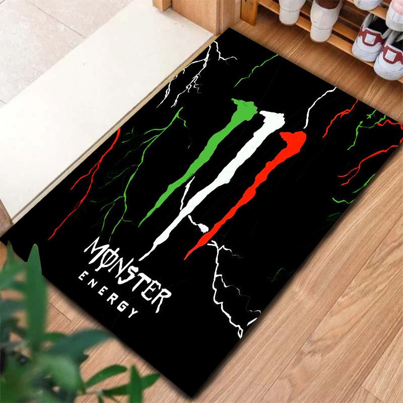 Monster Energy Carpet Rug for Living Room Bedroom Home Sofa Decoration,Kids play Nonslip Floor Mat