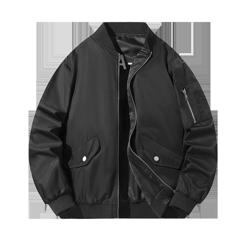 

Мужская бейсбольная куртка, американская повседневная рабочая одежда, ретро-двусторонняя куртка-бомбер на осень и зиму, плюс бархат для сохранения тепла 4XL