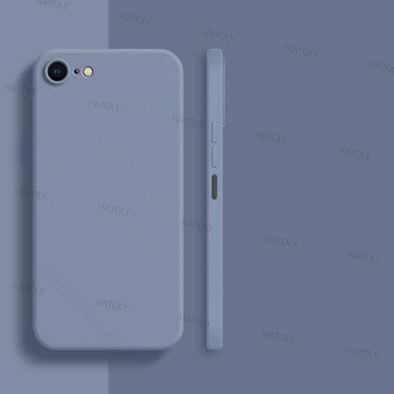 

Для iPhone SE 2020 Чехол iPhone 7 8 SE 2020 2022 Чехол Оригинальный противоударный жидкий силиконовый чехол для задней панели телефона iPhone SE 2020 For iPhone SE (2020)