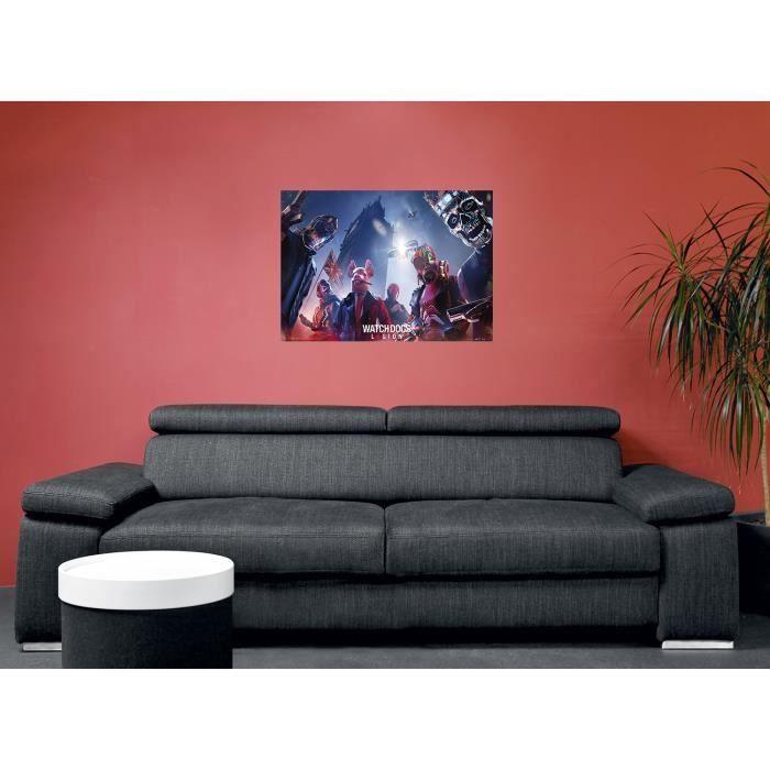 Poster - WATCH DOGS - Légion - Multicolore - Unisexe - Décoration murale