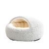 Non-Slip Shell-Shaped Cat Bed Semi-Enclosed Winter Cat Bed Cat Sleeping Nest  Cold Weather