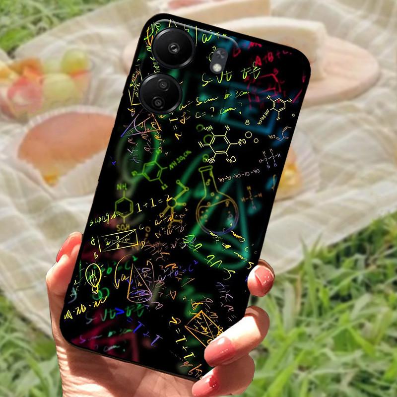 For Redmi 13C 4G Case TPU Silicone Soft Protective Phone Back Cover For Xiaomi Poco C65 Fashion Printing Shockproof Bumper Bags