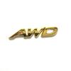 3D Metalowe Litery AWD Logo Emblemat Bagażnika Samochodu Odznaka Błotnika Naklejka Akcesoria
