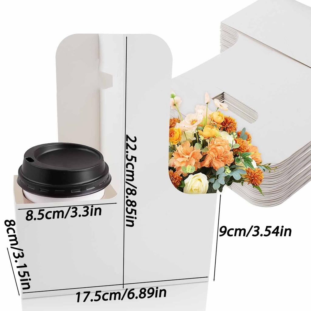 10pcs White Kraft Paper Packaging Box Baking Box Gift Wrapping Box for Party Supplies Wedding Gift Boxes