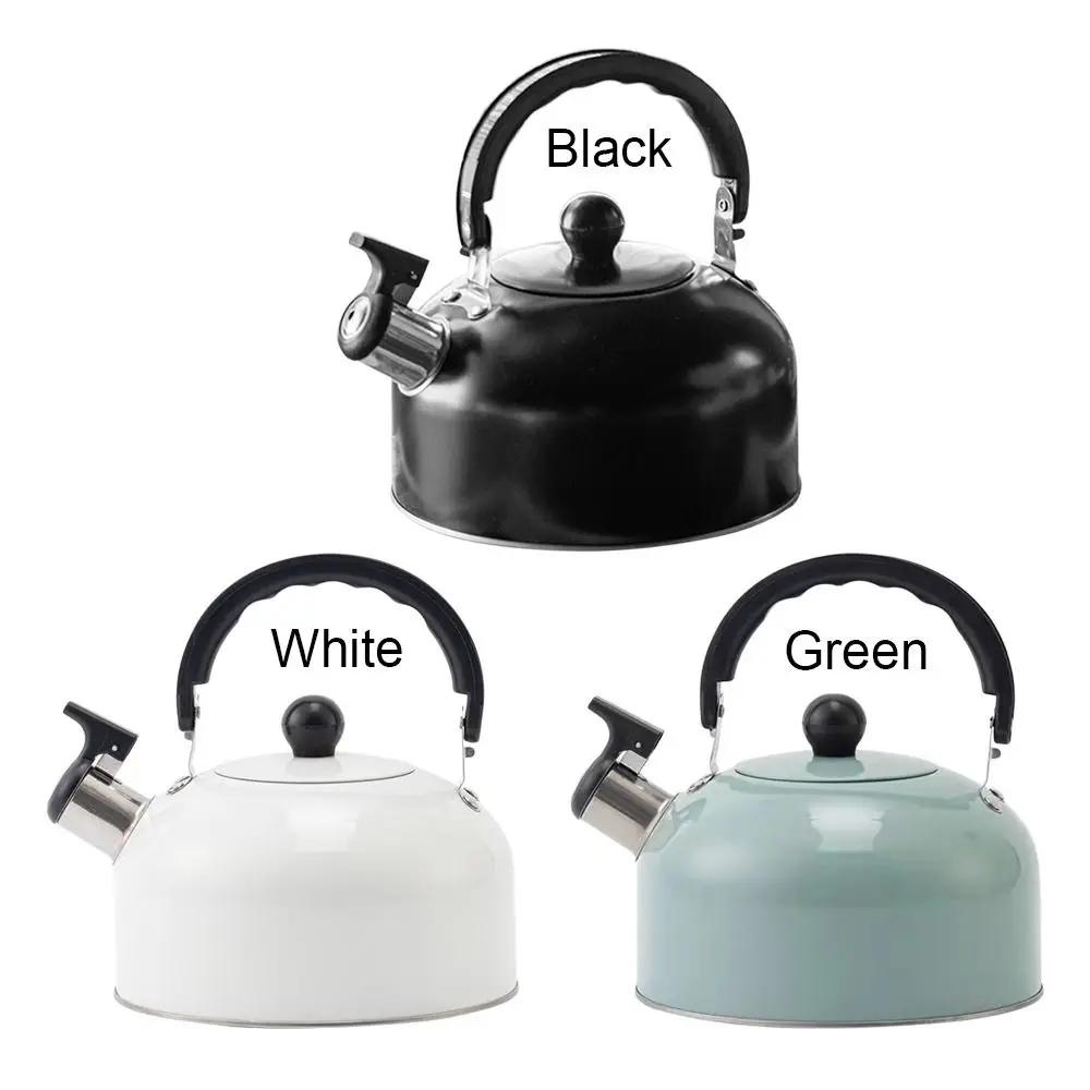 3L Home Appliances Electric Stainless Steel Tea Water Kettle Whistling Tea Making Coffee Making Flat Bottomed Sounding Kettle