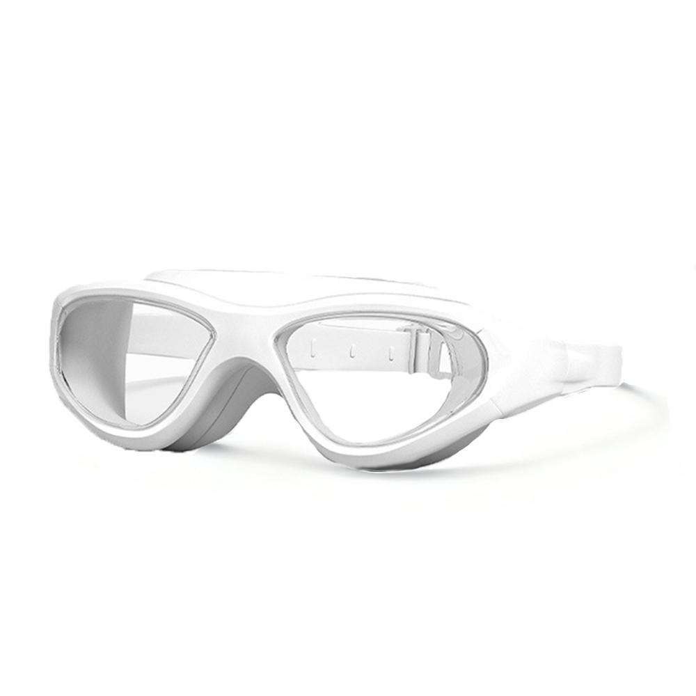 

Anti Fog Swim Goggles Waterproof Swimming Glasses Adult Adjustable Professional Eye Protection Eyewear Water Sports Accessories 1Pc белый