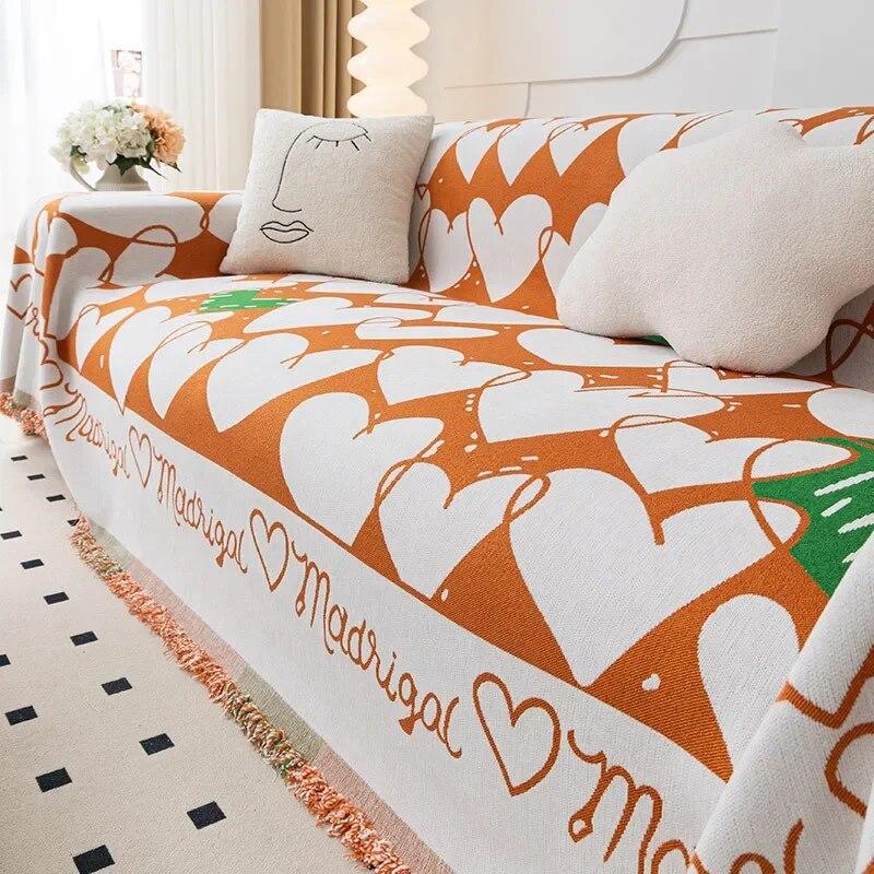 

Чехол на диван, тканевое полотенце, защита от кошачьих царапин, всесезонная универсальная жаккардовая противоскользящая подушка, спинка, подлокотник, многофункциональное одеяло 180x130cm1pcs