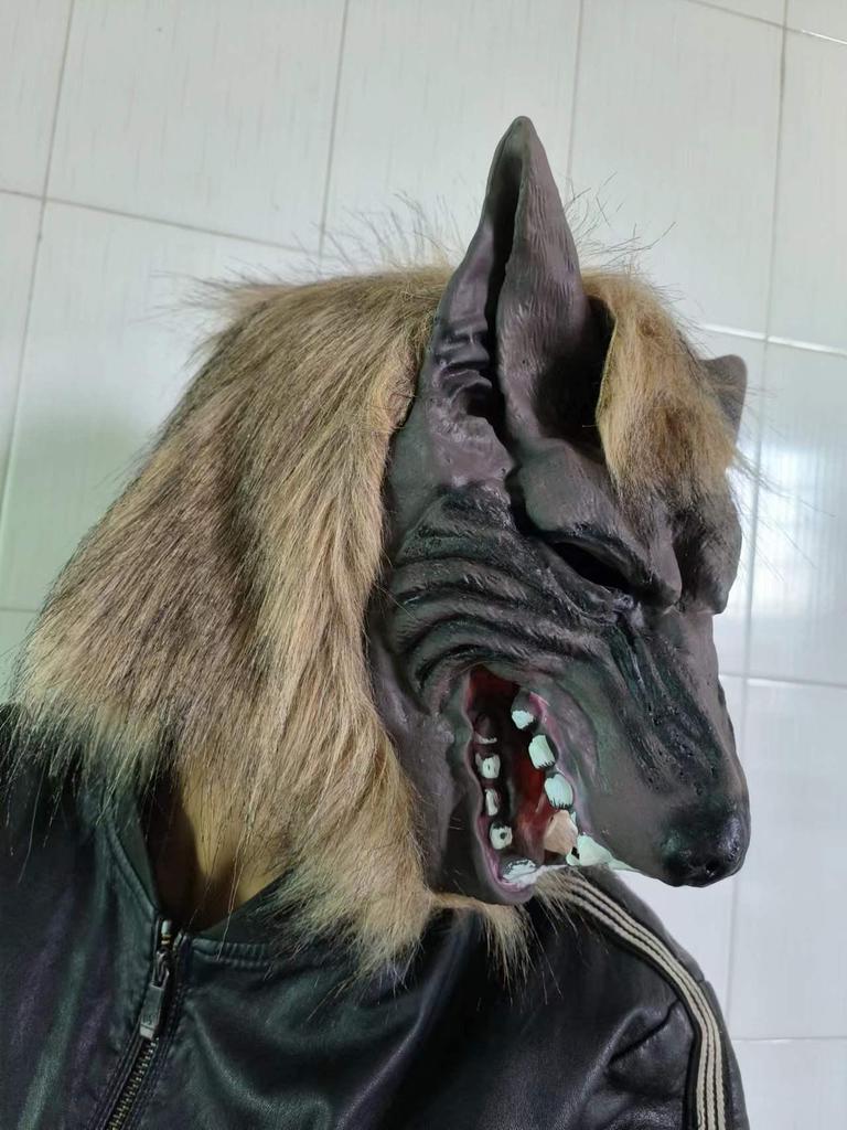 Halloween Werewolf Horror Masquerade Full Head Wolf Mask