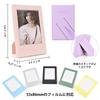 HIYQIN Instax Mini Photo Compatible with Fujifilm 7 Pack Instax Photo Frame Small Photo 3 Inch Mini Photo Colorful Photo Holder Frame,
