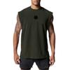 Muscleguys Herren Fitness Netz-T-Shirt Ärmellos Schnelltrocknend Atmungsaktiv Lockerer Schnitt Trainingsweste Top
