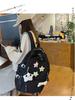 Japanese Style Cute and Versatile Waterproof Backpack for Junior High School Girls - Lightweight, Large Capacity