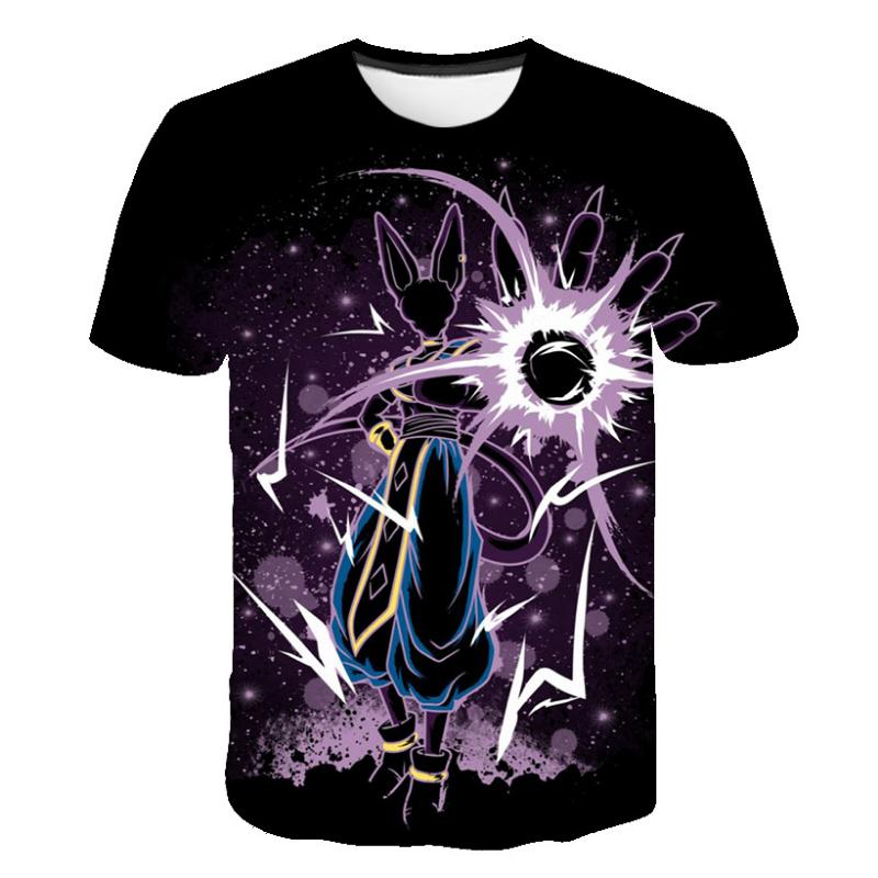 Dragon Ball T Shirt Çocuk Üstleri Tişört Anime Figürleri Son Goku Süper Saiyan T-shirt Erkek Çocuk T-shirtleri Çocuk Giysileri Yaz Kısa Kollu