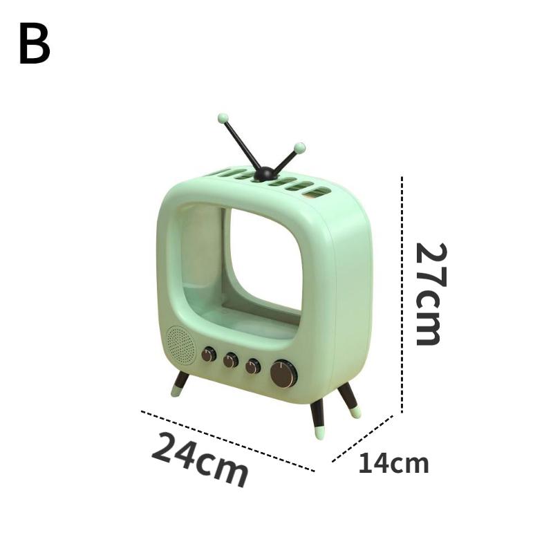 

Cat TV Fish Tank Desktop Betta Retro Style Desktop Home Cute Pet Good Things Интернет Знаменитость Fish Tank Прозрачный Милый зелёный