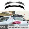 For Leon MK2.5 2009-2012 Car Rear Roof Lid Boot Spoiler Wings Black Carbon Tuning Accessories Part