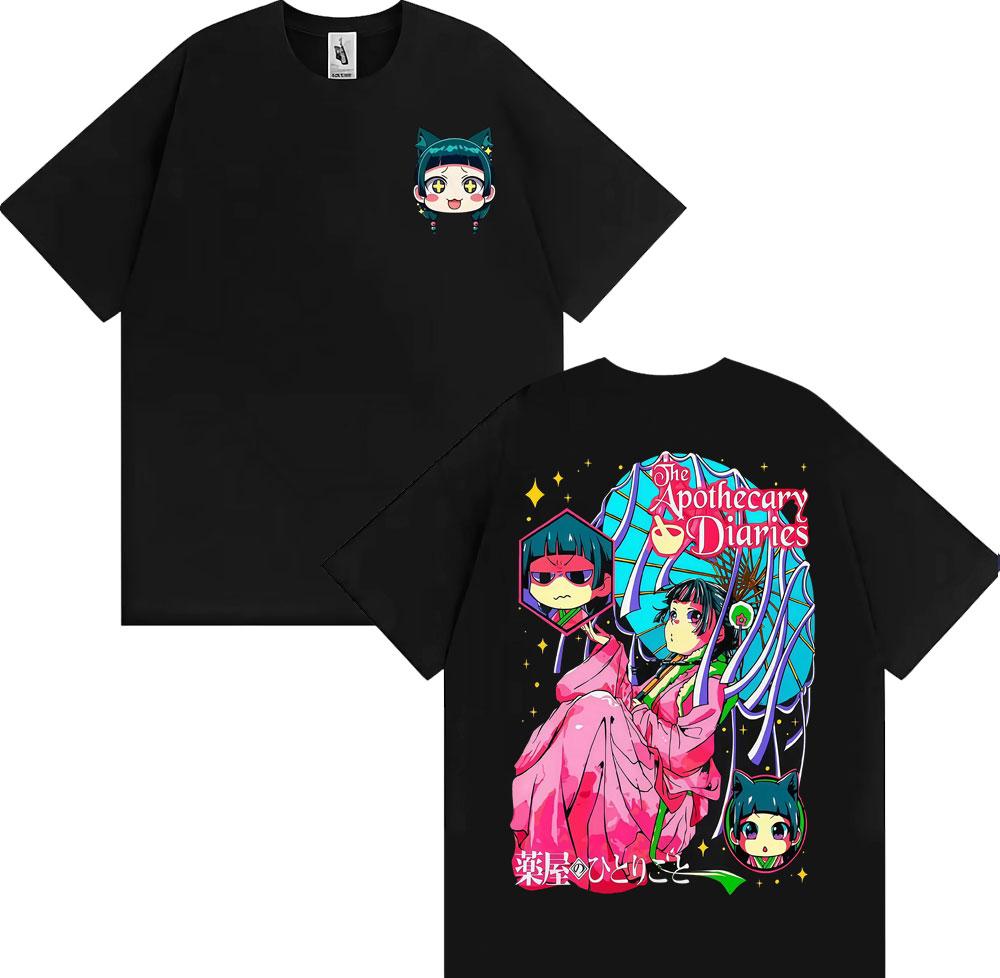 

Anime The Apothecary Diaries Maomao T-shirts Women s Fashion Cute Cartoon Vintage T Shirt Unisex Cozy O-Neck Short Sleeve Tsh... S разноцветный