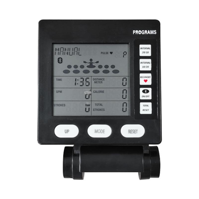 Bluetooth-Enabled Rowing Machine Display Screen with Electronic Counter and Fitness App Integration