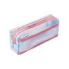 Mesh Pencil Case Multilayer Pen Box Simple Stationery Storage Bags  Student