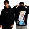 Felpa con Cappuccio Grafica Oversize Stampa Anime Kitagawa Marin Uomo Donna Streetwear Felpa Y2k Felpe Casual Larga Pile Calda Abbigliamento Femminile Maschile