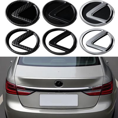 Automobilio galinės bagažinės emblema Logotipas Automobilio emblemos keitimas NX IS 250 RX GS UX RX300 RX350 CT200H ES LX Fsport GX Automobilio priedai