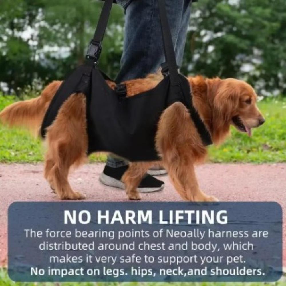 Adjustable Strap Dog Lift Harness Portable Pet Lifting Vest Safety Dog Sling Carrier  Walking