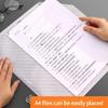 10 Pcs A4 File Bag Clear Document Bag File Folders Document Holders Easy to Use Document Folders School Office Supplies