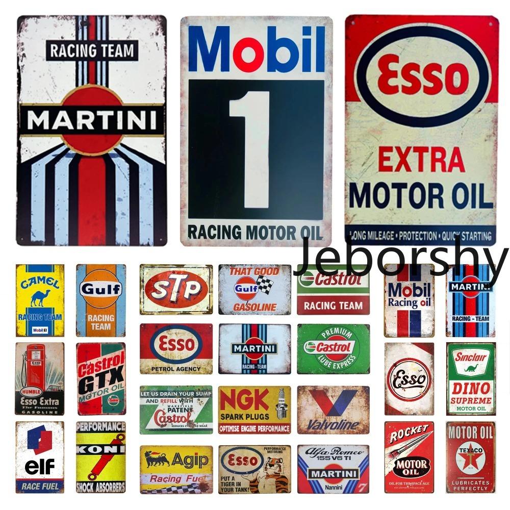 Retro Industrial Motor Oil Gas Aluminum Sign Vintage Aluminum Wall Art Unique Decor for Man Cave Garage Cafe Club Bar